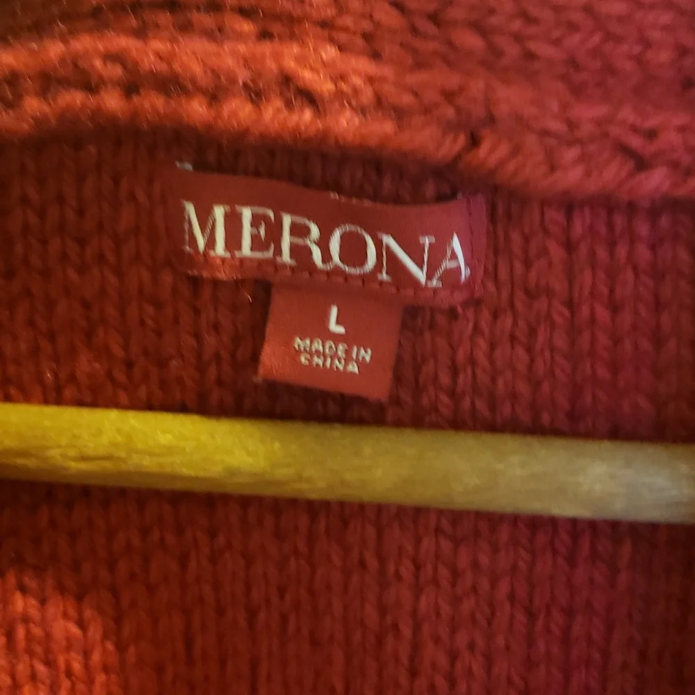 Merona sweater coat with pockets - Picture 3 of 6